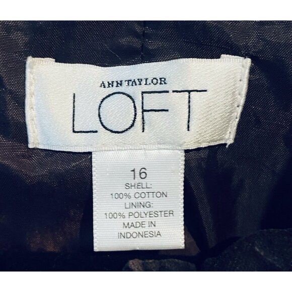 LOFT Jacket Womens 16 Purple Damask Velvet Button Up Steampunk Victorian Gothic - Picture 4 of 5